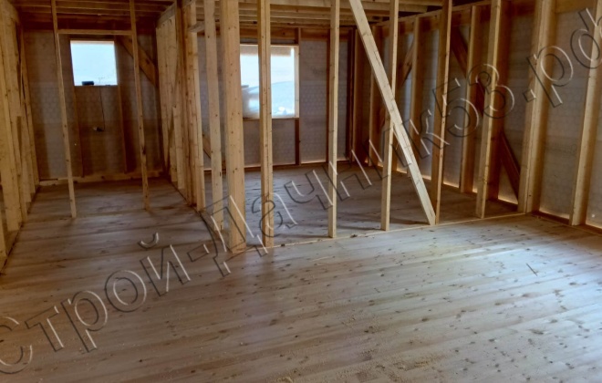 4 Каркасно-щитовой дом Д-11, 13.2x9.5м, 125.4 М², Мурманская область, Печегнский район, село Корзуново (23)